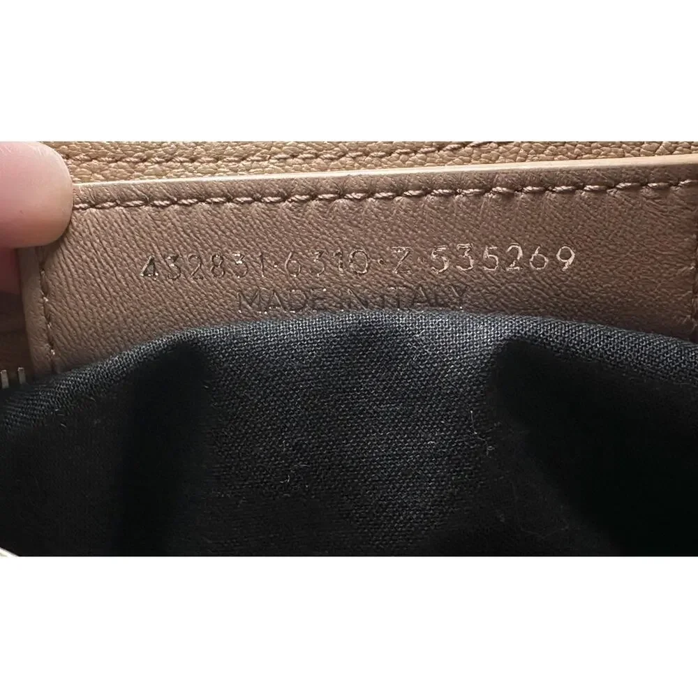 Balenciaga Rose De Sables Chèvre Leather Metallic Edge City 2Way Bag
